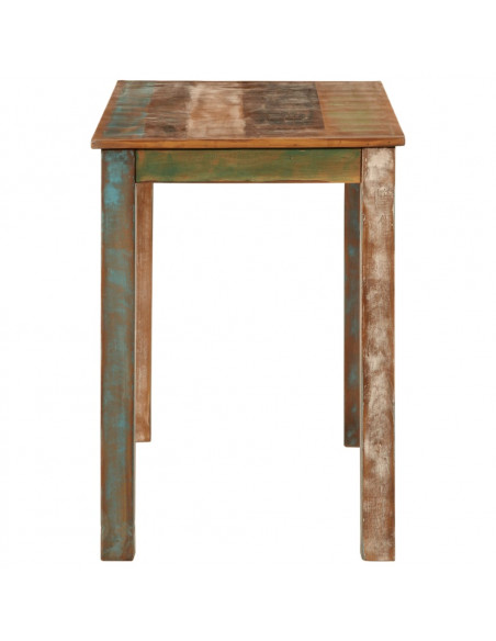 Tavolo da Pranzo 110x55x76 cm in Legno Massello di Recupero