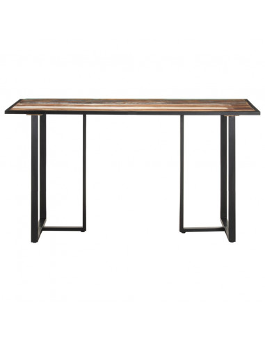 Tavolo da Pranzo 140 cm in Legno Massello di Recupero