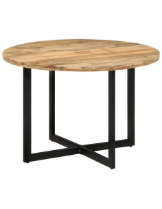 Tavolo da Pranzo 110x75 cm in Legno Massello di Mango 2