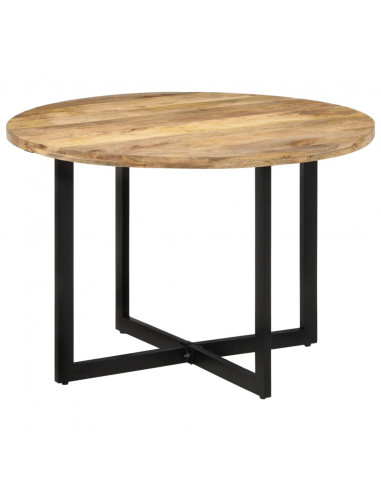 Tavolo da Pranzo 110x75 cm in Legno Massello di Mango