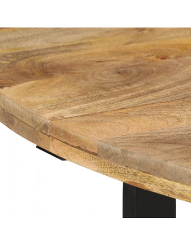 Tavolo da Pranzo 110x75 cm in Legno Massello di Mango