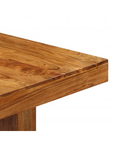 Tavolo da Pranzo 180x90x75 cm in Legno Massello di Acacia 2