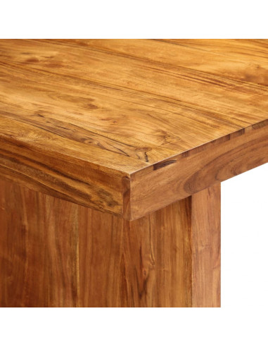 Tavolo da Pranzo 180x90x75 cm in Legno Massello di Acacia
