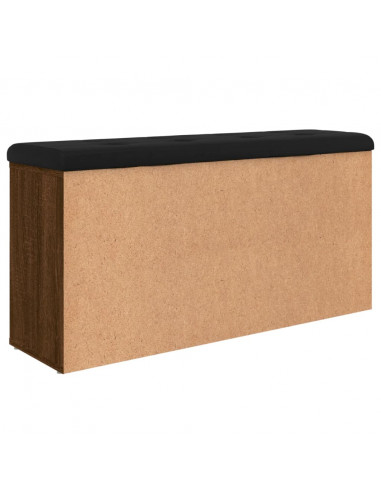 Panca Porta Scarpe Rovere Marrone 102x32x50cm Legno Multistrato