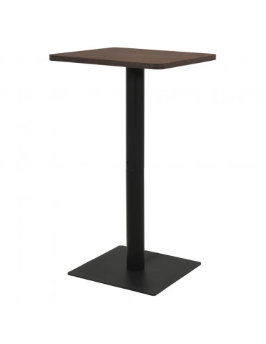 Tavolo da Bistrot Cenere Scuro 60x60x107 cm