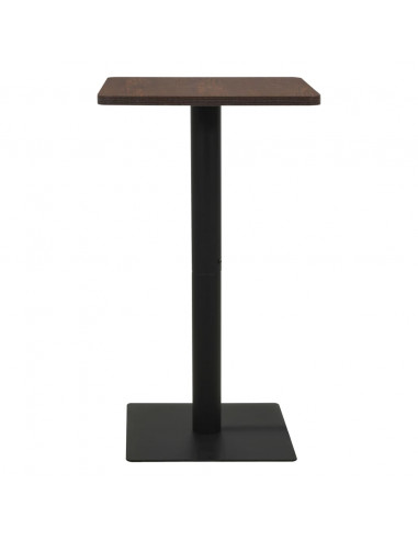 Tavolo da Bistrot Cenere Scuro 60x60x107 cm