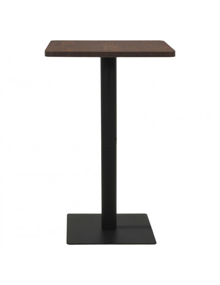 Tavolo da Bistrot Cenere Scuro 78,5x78,5x107 cm