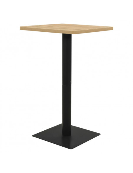 Tavolo da Bistrot Colore Rovere 78,5x78,5x107 cm