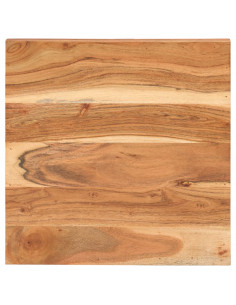 Tavolino da Bistrot Quadrato 50x50x75 cm in Massello di Acacia 2