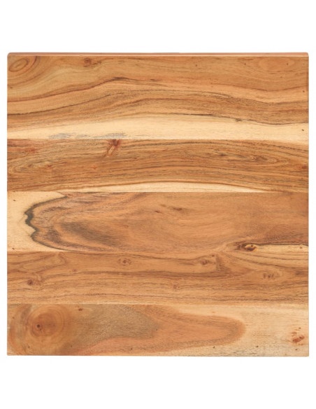 Tavolino da Bistrot Quadrato 50x50x75 cm in Massello di Acacia