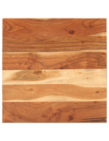 Tavolino da Bistrot Quadrato 60x60x75 cm in Massello di Acacia