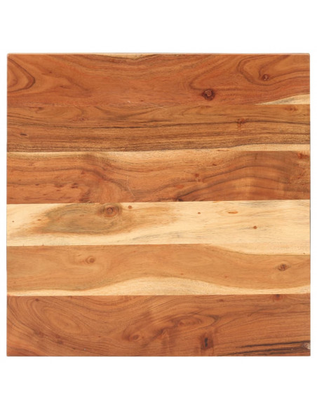 Tavolino da Bistrot Quadrato 60x60x75 cm in Massello di Acacia