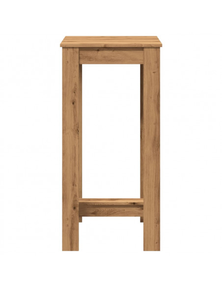 Tavolo Bar Rovere Artigianale 51x50x103,5 cm Legno Multistrato