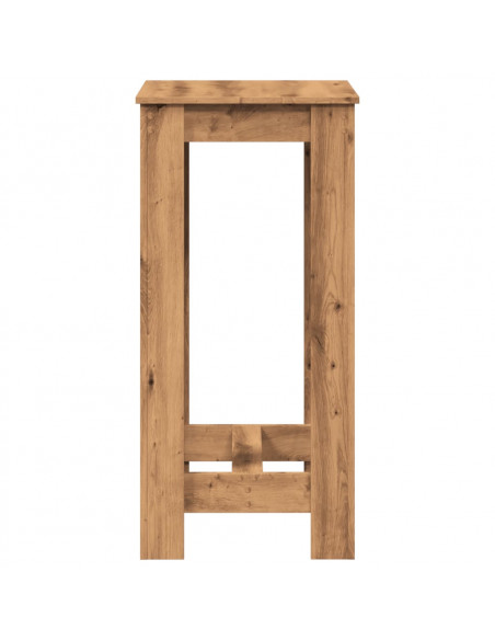 Tavolo Bar Rovere Artigianale 51x50x103,5 cm Legno Multistrato