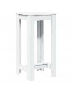 Tavolo da Bar Bianco 51x50x103,5 cm in Truciolato 2