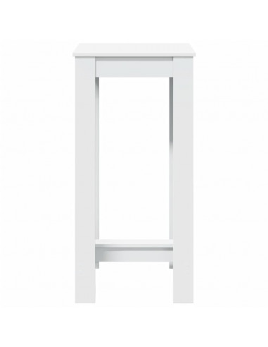 Tavolo da Bar Bianco 51x50x103,5 cm in Truciolato