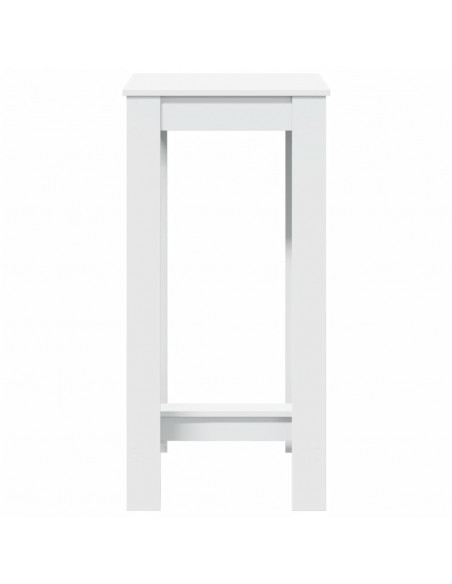 Tavolo da Bar Bianco 51x50x103,5 cm in Truciolato