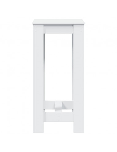 Tavolo da Bar Bianco 51x50x103,5 cm in Truciolato