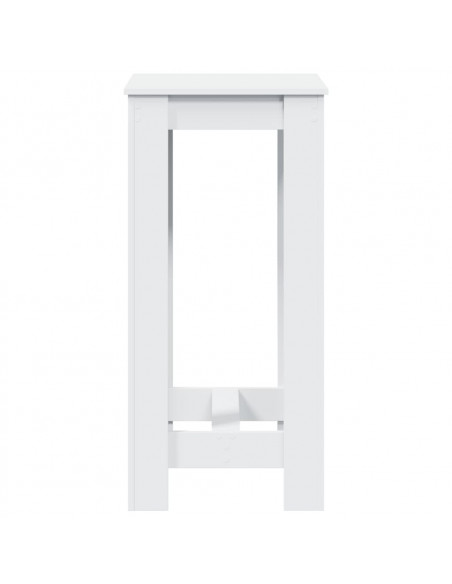 Tavolo da Bar Bianco 51x50x103,5 cm in Truciolato