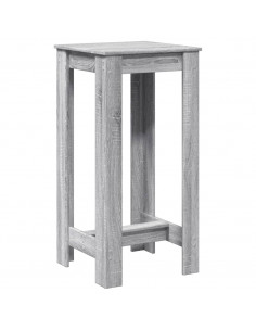 Tavolo da Bar Grigio Sonoma 51x50x103,5 cm in Legno Multistrato 2