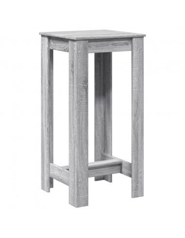 Tavolo da Bar Grigio Sonoma 51x50x103,5 cm in Legno Multistrato