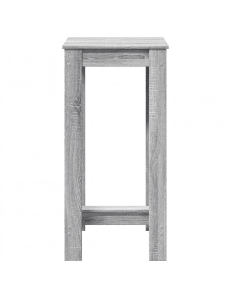 Tavolo da Bar Grigio Sonoma 51x50x103,5 cm in Legno Multistrato