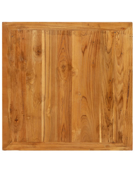 Tavolo da Bar in Teak Massello di Recupero 60x60x107 cm