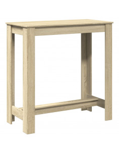 Tavolo da Bar Rovere Sonoma 102x50x103,5cm in Legno Multistrato 2