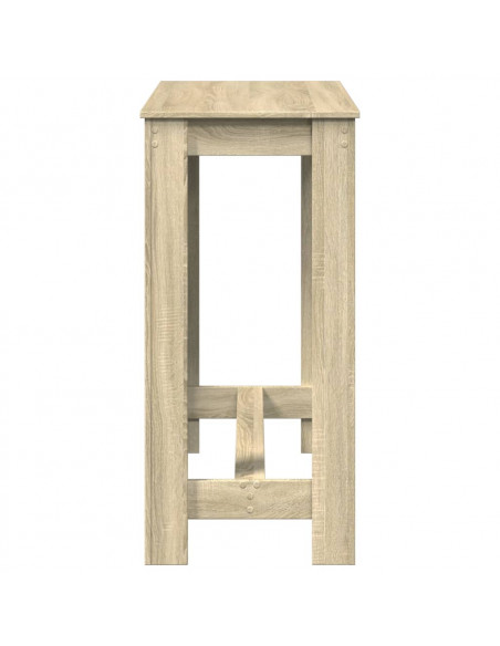 Tavolo da Bar Rovere Sonoma 102x50x103,5cm in Legno Multistrato