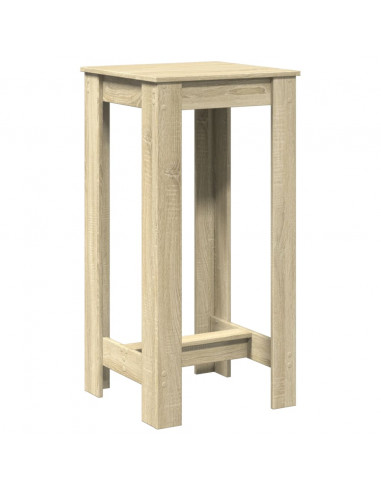 Tavolo da Bar Rovere Sonoma 51x50x103,5 cm in Legno Multistrato