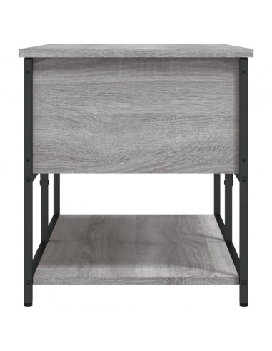 Panca Portaoggetti Grigio Sonoma 100x42,5x47 Legno Multistrato