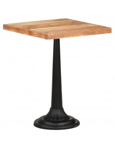 Tavolo da Bistrot 60x60x76 cm in Legno Massello di Acacia 2