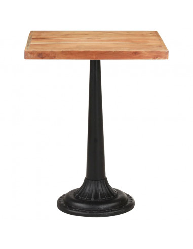 Tavolo da Bistrot 60x60x76 cm in Legno Massello di Acacia