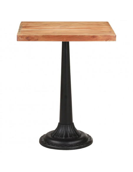 Tavolo da Bistrot 60x60x76 cm in Legno Massello di Acacia