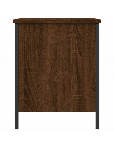 Panca Portaoggetti Rovere Marrone 40x42,5x50 Legno Multistrato 2