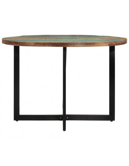 Tavolo da Pranzo 110x75 cm in Legno Massello di Recupero