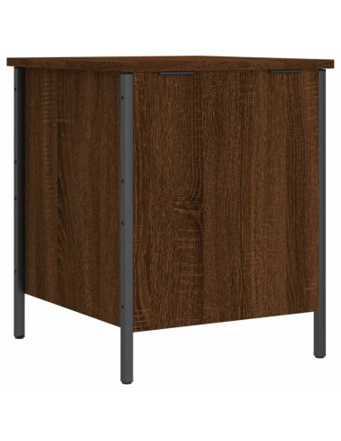 Panca Portaoggetti Rovere Marrone 40x42,5x50 Legno Multistrato