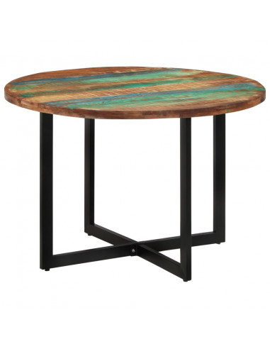 Tavolo da Pranzo 110x75 cm in Legno Massello di Recupero