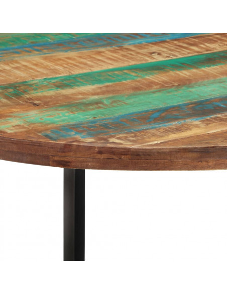 Tavolo da Pranzo 110x75 cm in Legno Massello di Recupero