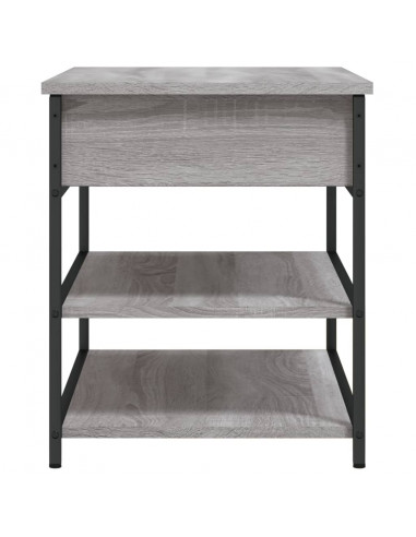 Panca Porta Scarpe Grigio Sonoma 70x42,5x50cm Legno Multistrato