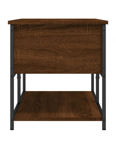 Panca Portaoggetti Rovere Marrone 100x42,5x47 Legno Multistrato