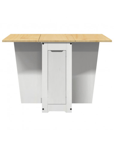 Tavolo da Pranzo Corona Bianco in Legno Massello di Pino