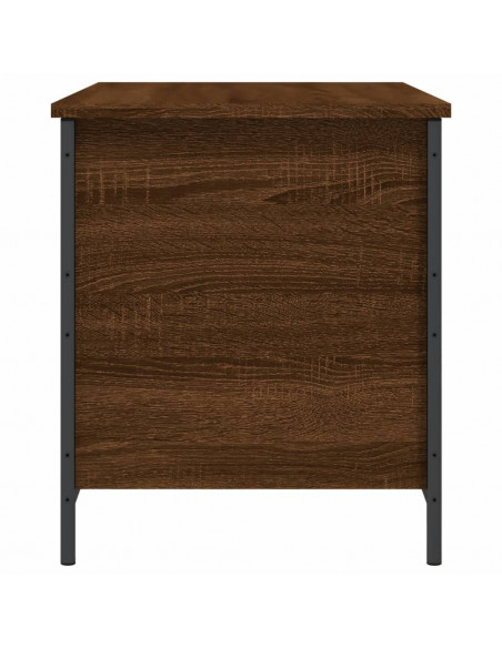 Panca Portaoggetti Rovere Marrone 80x42,5x50 Legno Multistrato