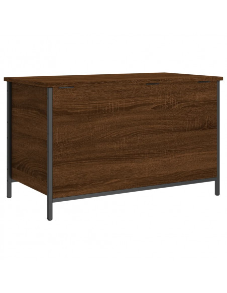 Panca Portaoggetti Rovere Marrone 80x42,5x50 Legno Multistrato