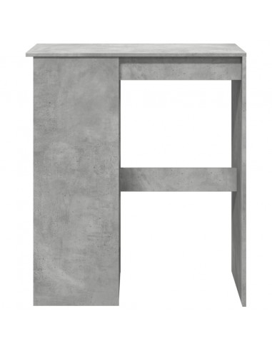 Tavolo Bar con Rastrelliera Grigio 90x47,5x103,5 cm Multistrato