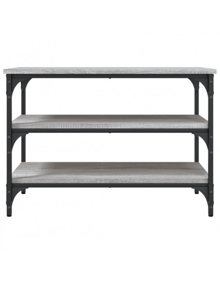 Panca Porta Scarpe Grigio Sonoma 70x38,5x49cm Legno Multistrato