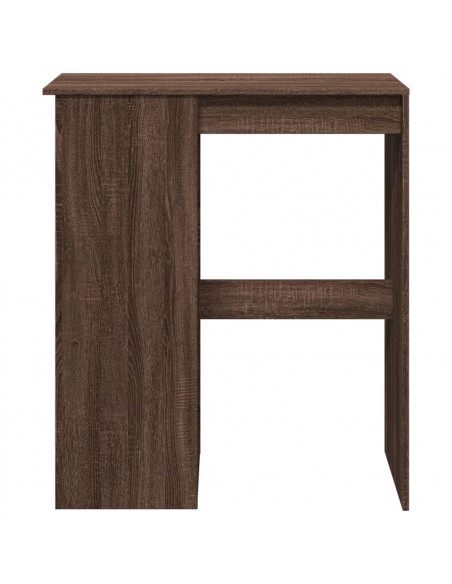 Tavolo Bar con Rastrelliera Marrone 90x47,5x103,5cm Multistrato