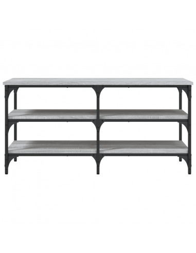 Panca Porta Scarpe Grigio Sonoma 100x38,5x49 Legno Multistrato