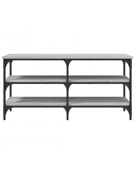 Panca Porta Scarpe Grigio Sonoma 100x38,5x49 Legno Multistrato