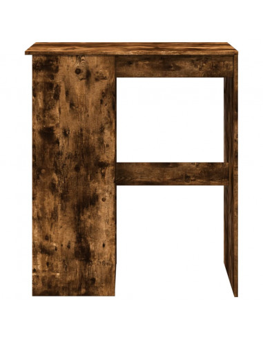 Tavolo Bar con Rastrelliera Rovere 90x47,5x103,5 cm Multistrato